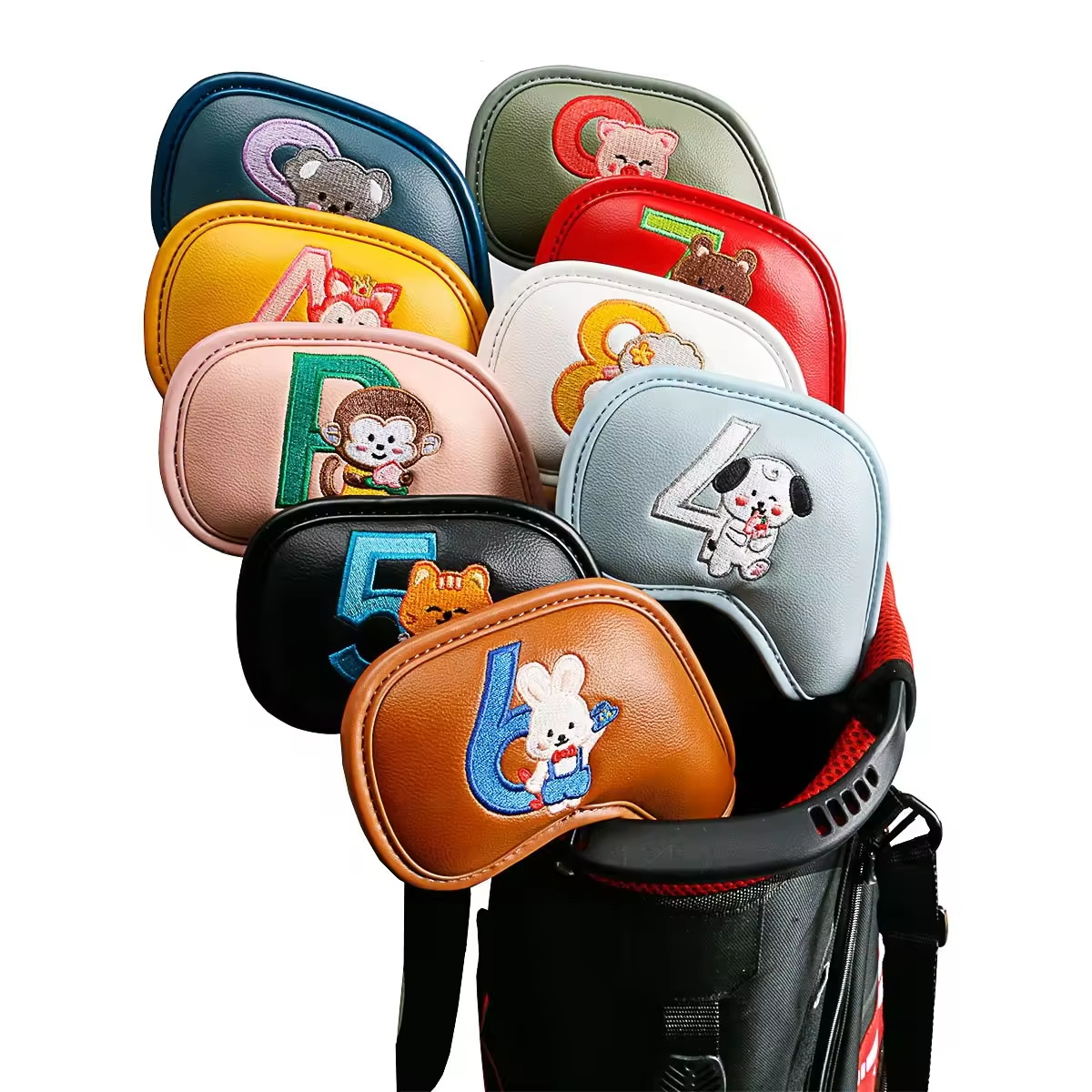 Golf Clubs - 9 Peças de Capas de Ferro