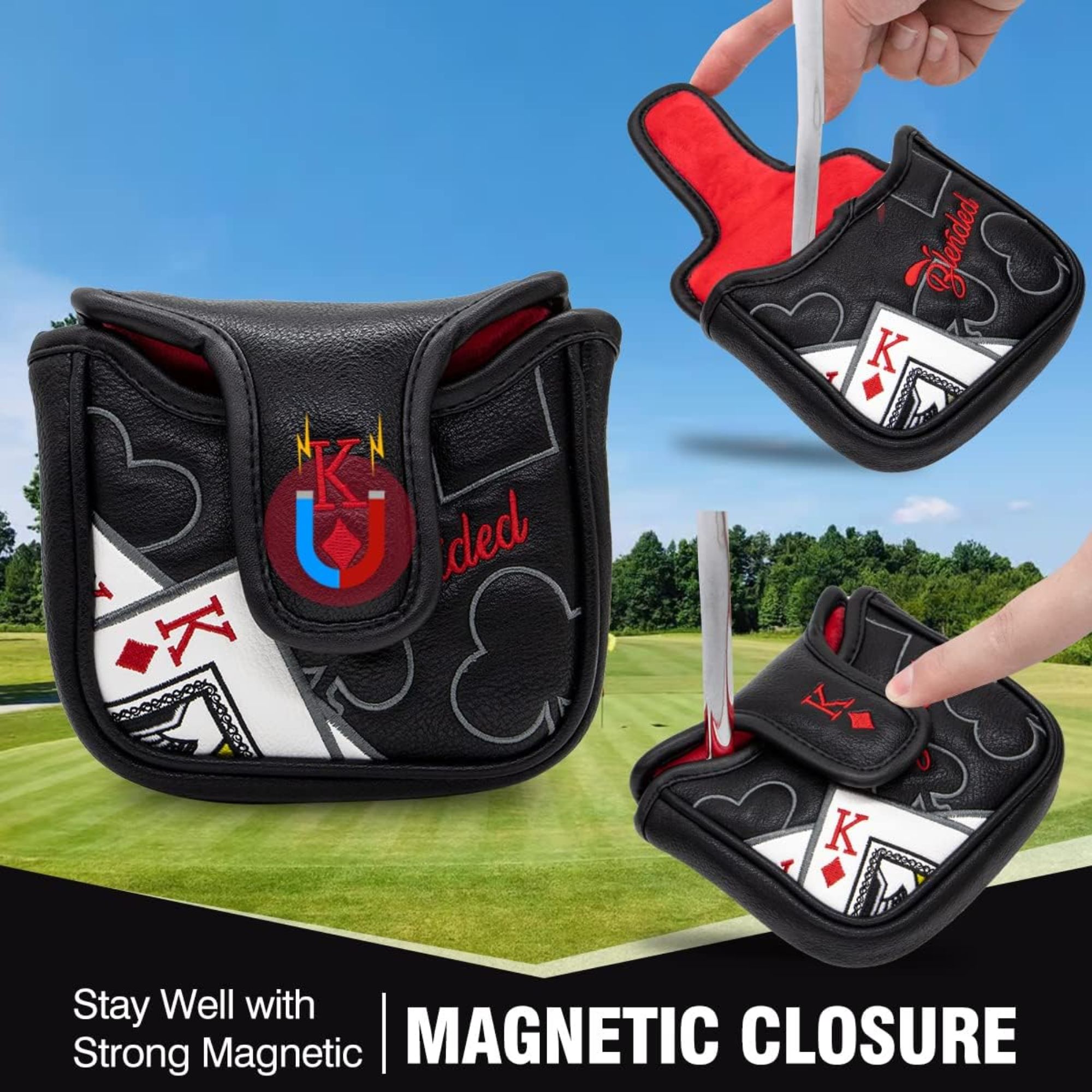 Rei dos corações bordado malle - Golf Tees avaliação e preço