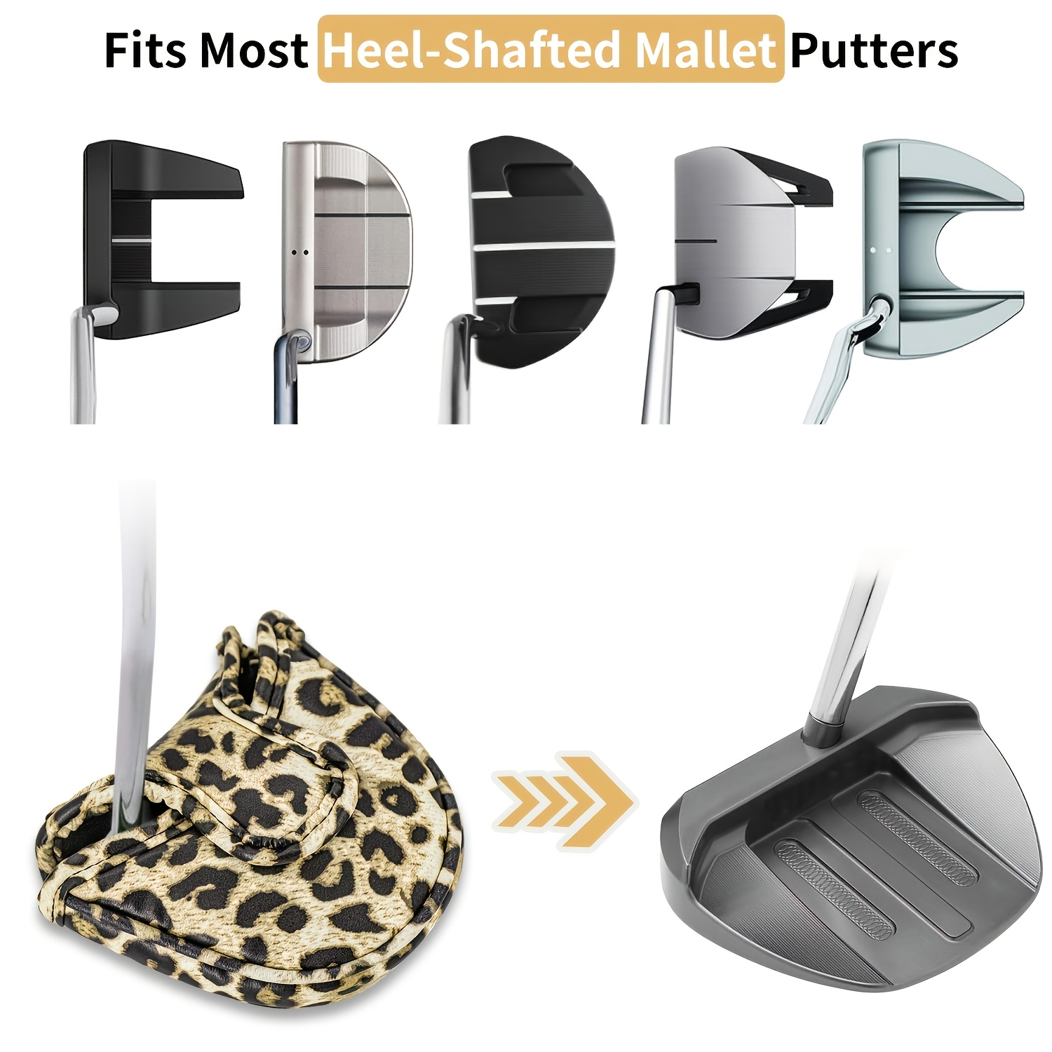 1 unidade de capa para taco de - Golf Putter avaliação e preço